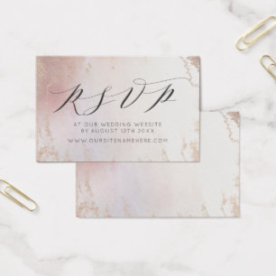 Ombre Blush Pink Frosted Website RSVP Insérer des