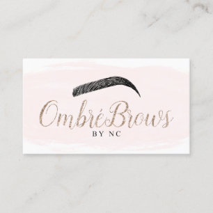 Ombre Brows Custom Business Cards Visitenkarte