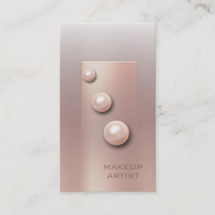 Ombre chic hell Rose Perle modernen Luxus Visitenkarte