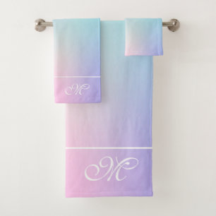 Ombre coloré, rose et bleu