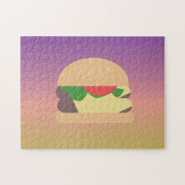 Ombre Colorful Feinschmecker Burger Liebe Rainbow