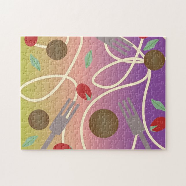 Ombre Colorful Spaghetti Rainbow (Horizontal)