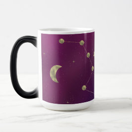 Ombre Constellation Galaxy Lila Imitate Gold Stars Verwandlungstasse