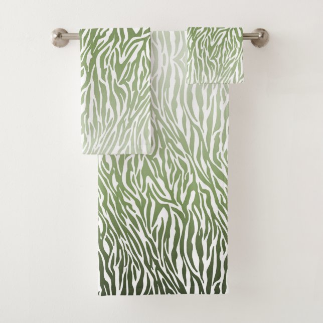 Ombre d'impression Wild Green Zebra (En situation)