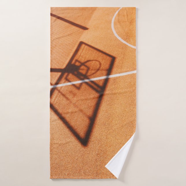 Ombre du club de basket (Serviette de bain)