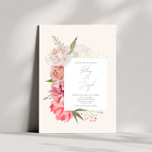 Ombré Floral Botanical Elegante Hochzeit