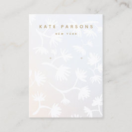 Ombre Floral Earring Juwelier Display Visitenkarte