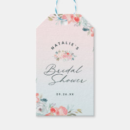 Ombre French Garden Floral Brautparty Gevor Geschenkanhänger