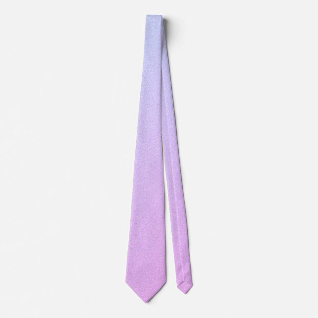 Ombre Glitzer Krawatte (Vorderseite)