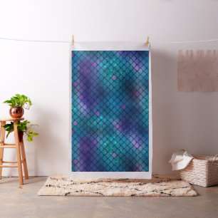 Ombre Glitzer Mermaid Scales Stoff