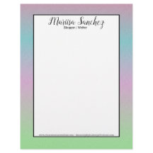Ombre Glitzer Rainbow Pastel farbenfrohe Grenze