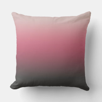 Ombre Grau Pink Hellcreme-Verlauf Kissen