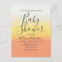 Ombre Halloween Candy Corn Babydusche