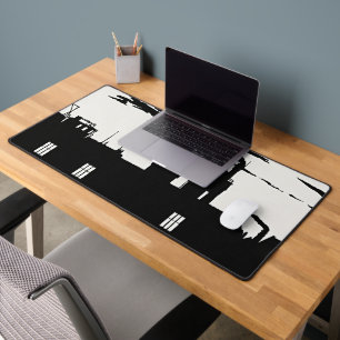 Ombre industrielle – Tapis de bureau en bois vinta