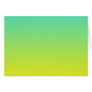 Ombre jaune turquoise
