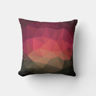 Ombre Kristalleffekt geometrische moderne Design Kissen