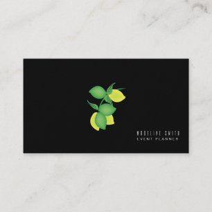 Ombre Lemon Limoncillo Eventplaner Designer Visitenkarte