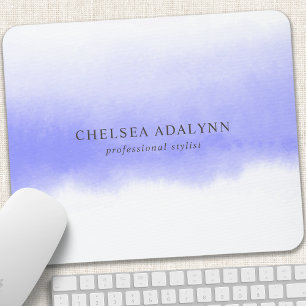 Ombre Lila Aquarell Minimalist Geschäft Mousepad