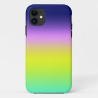 Ombre lila-gelbe Frühlingsfarbenrippe