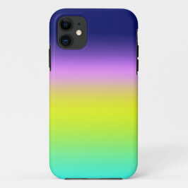 Ombre lila-gelbe Frühlingsfarbenrippe Case-Mate iPhone Hülle