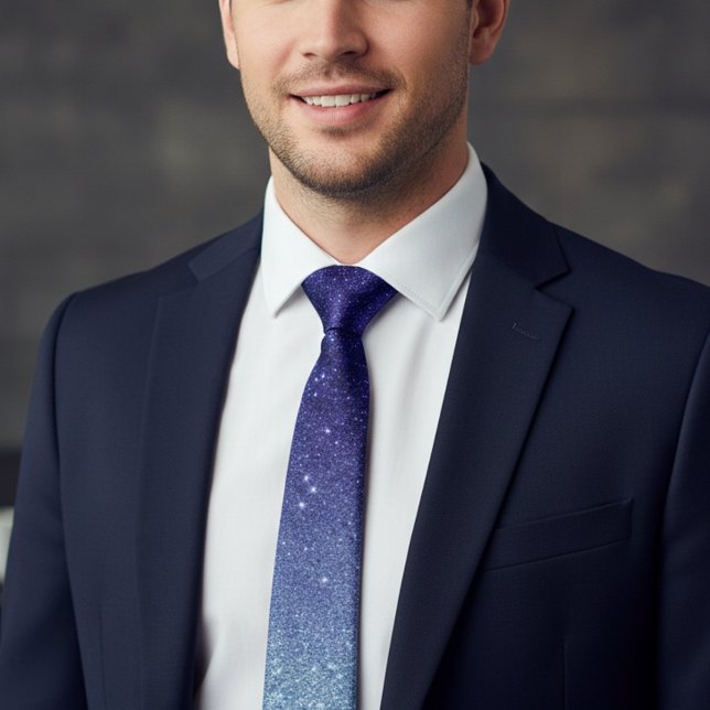 Ombre Lila Violet Trendy Glitzer Krawatte (Von Creator hochgeladen)