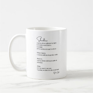 Ombre lumière réunifier poème café tasse de thé