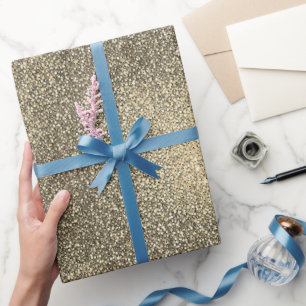 Ombre Luxury Gold Sand Sparkling Glitzer Gradient Geschenkpapier