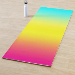 Ombre Magical Rainbow Colors Yogamatte