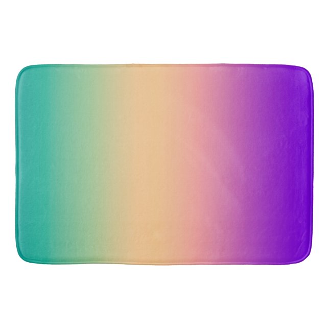 Ombre , mehrfarbig badematte (Vorderseite)