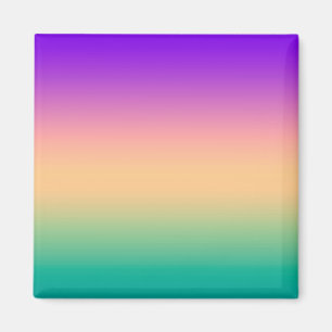 Ombre , mehrfarbig magnet