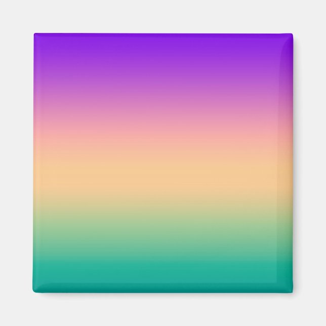 Ombre , mehrfarbig magnet (Vorne)