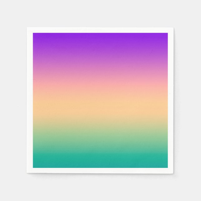 Ombre , mehrfarbig serviette (Vorderseite)