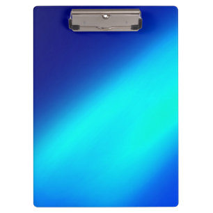 Ombre Moonlight Double Strip blau türkis Klemmbrett