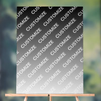 Ombre & motif de texte (couleur modifiable) Gris
