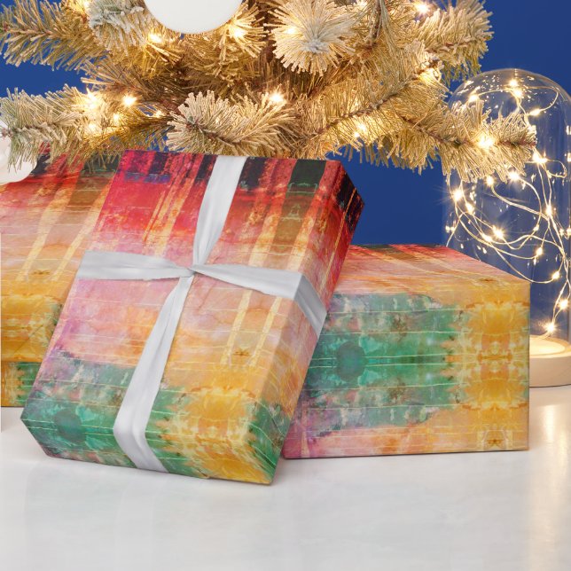 Ombre Muster Wrapping Paper Geschenkpapier (Feiertage)