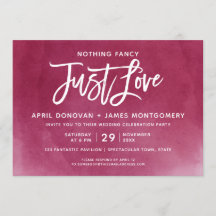 Ombre Nichts Extravagant nur Liebe Brush Typografi