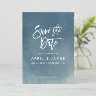 Ombre Nichts Extravagant nur Liebe Brush Typografi Save The Date