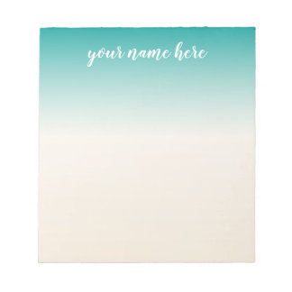 Ombre Notepad Personalisiert Notizblock