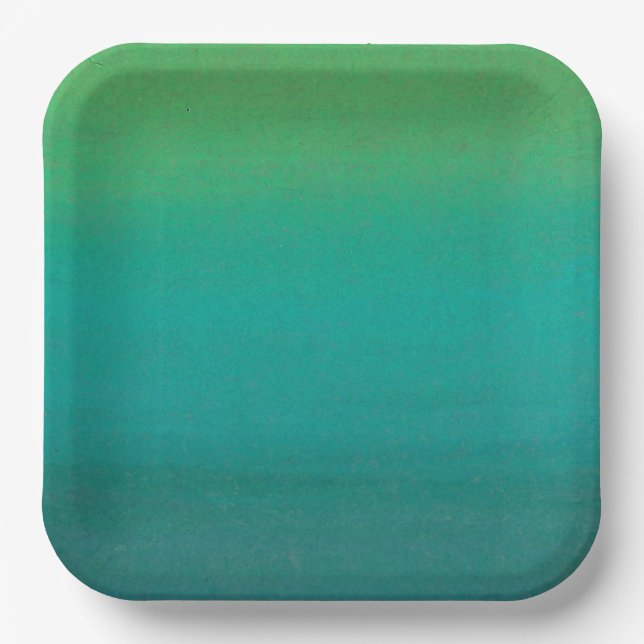 Ombre Pappteller (Vorderseite)