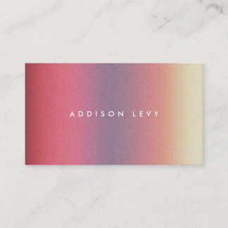 Ombre Pastel Contemporary Minimalistisch Terminkarte