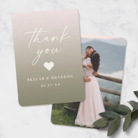 Ombre Pastel Powder Pink & Lily Green Wedding
