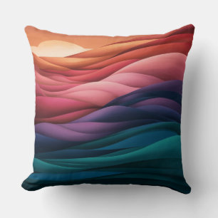 Ombre Pattern Kissen