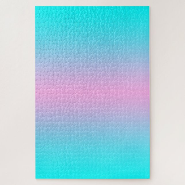 Ombre Pink and Turquoise Gradient (Vertikal)