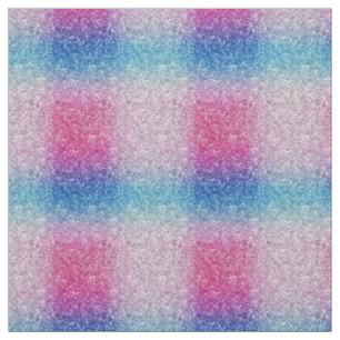 Ombre Pink Blue Glitzer Sparkle Shine Stoff