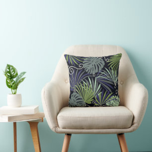 Ombre populaire plantes intérieurs coussin d'illu