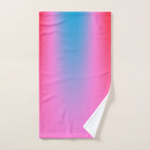 Ombre profondément Magenta rose à rouge et bleu Au