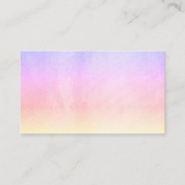 Ombré Rainbow Colors Visitenkarte
