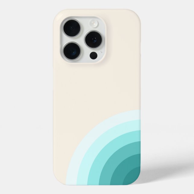 Ombre Ripples Case-Mate iPhone Hülle (Rückseite)