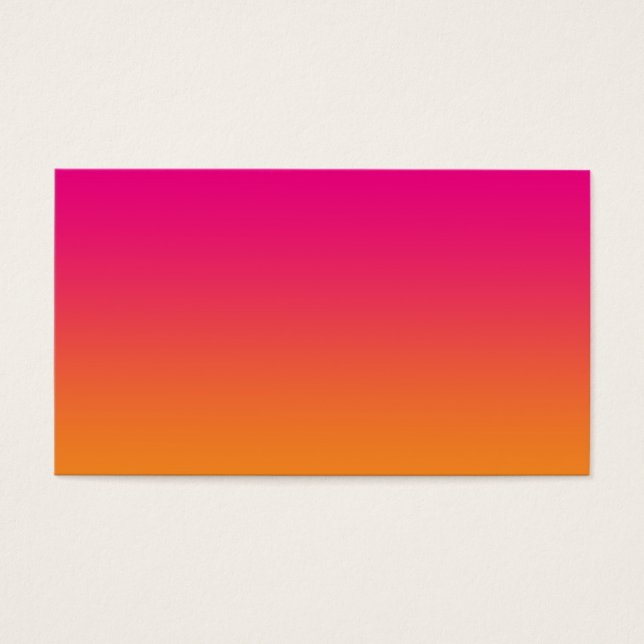 Ombre rose et orange (Devant)