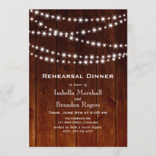 Ombre Scheunen-BrettTwinkle beleuchtet Einladung